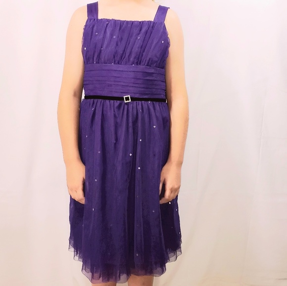 purple holiday dress